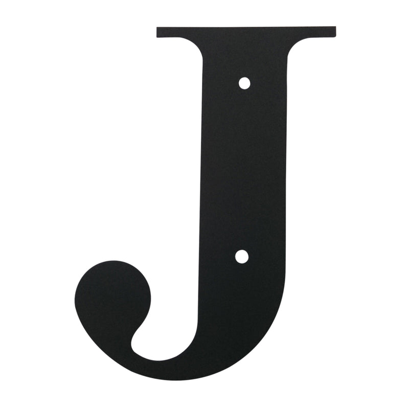 Wrought Iron Metal House Letter J