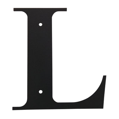 Wrought Iron Metal House Letter L