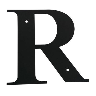 Wrought Iron Metal House Letter R