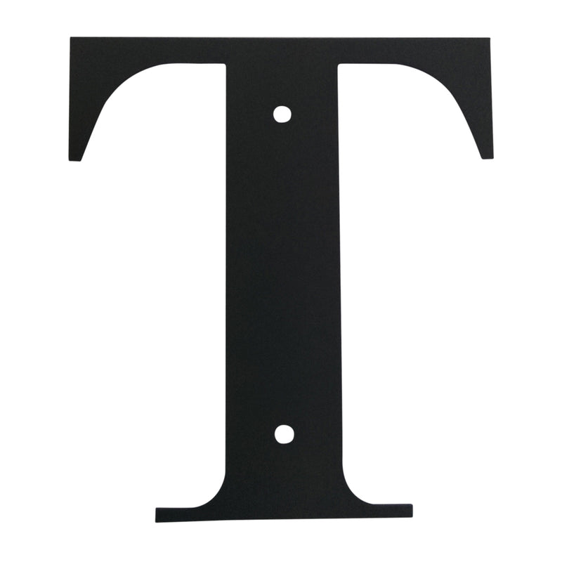 Wrought Iron Metal House Letter T
