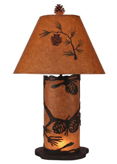 Pinecone 30 Inch Table Lamp with Nightlight
