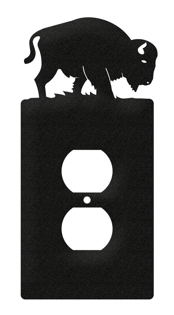 Bison / Buffalo Single Outlet Cover
