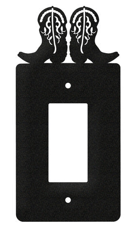 Cowboy Boot Single Rocker Switch Plate Cover