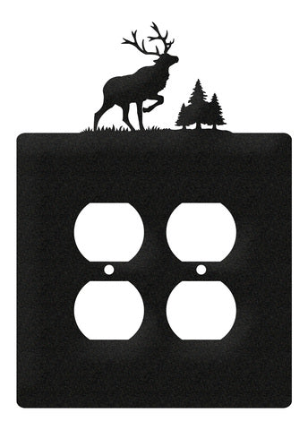 Elk Double Outlet Cover