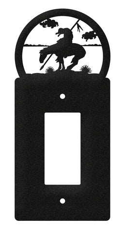 End of Trail Single Rocker Switch Plate Cover