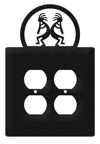 Kokopelli Double Outlet Cover