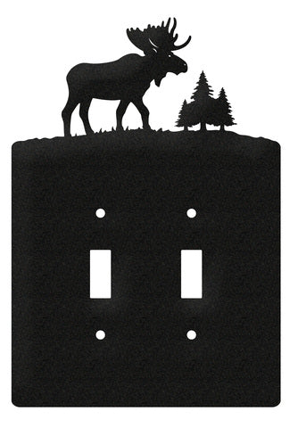 Moose Double Toggle Switch Plate Cover