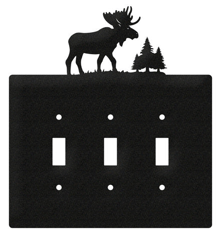 Moose Triple Toggle Switch Plate Cover