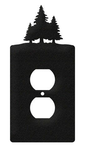 Pine Tree Single Outlet Cover