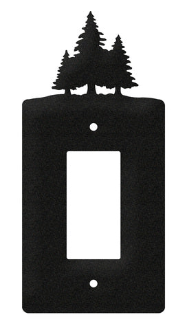Pine Tree Single Rocker Switch Plate Cover