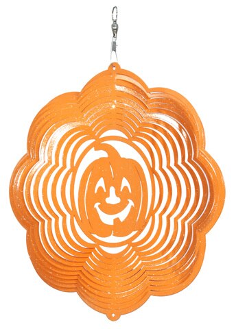 Pumpkin Halloween Design Metal Wind Spinner