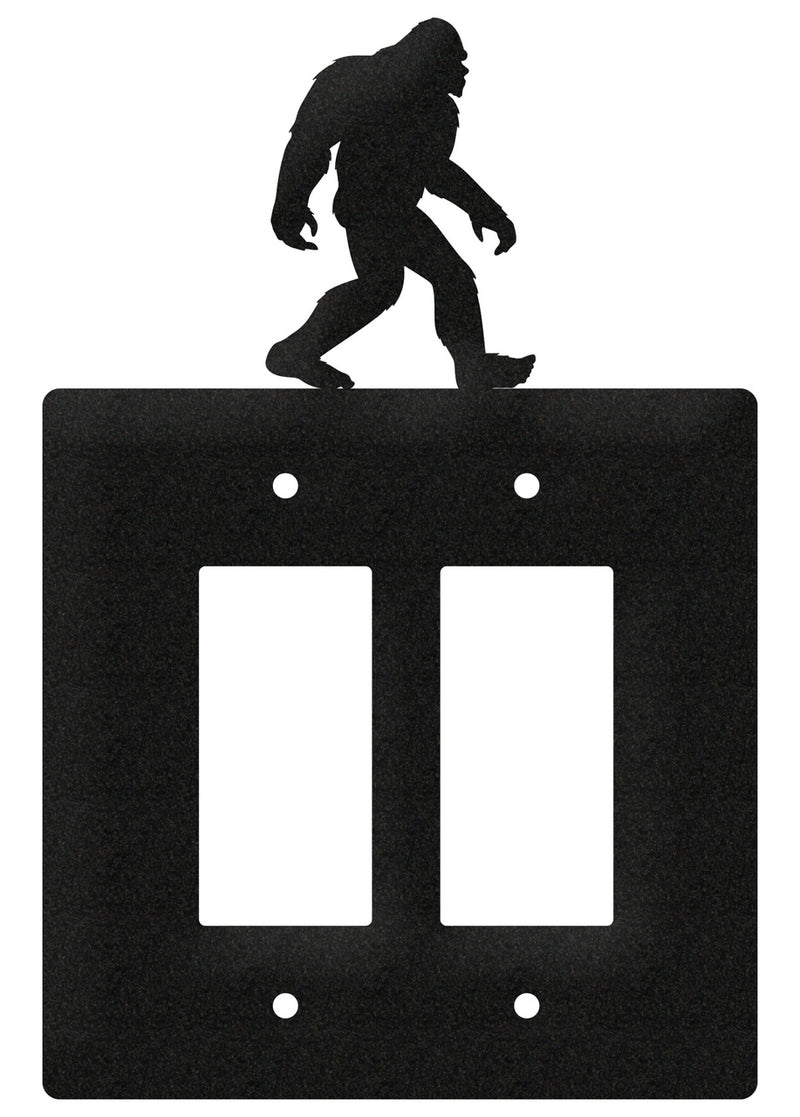 Big Foot / Sasquatch Double Rocker Switch Plate Cover