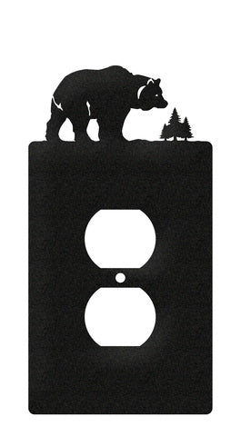 Bear Single Outlet Cover