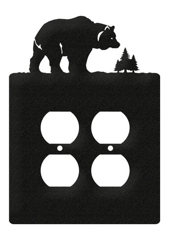 Bear Double Outlet Cover