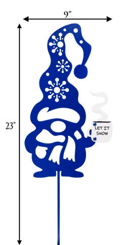 Winter Garden Gnome - Let it Snow
