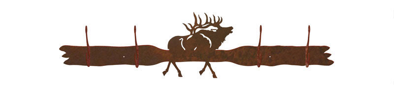 Elk Design 4 Hook Wall Coat Rack