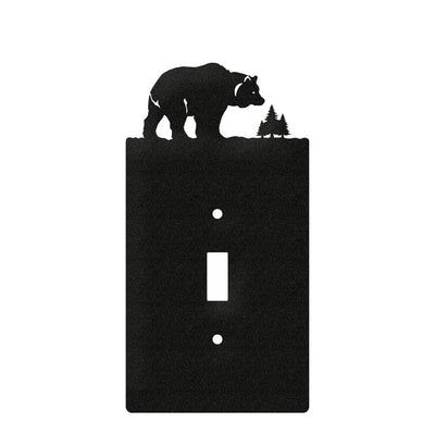 Bear Single Toggle Switch Plate Cover
