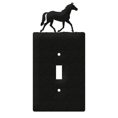 Quarter Horse Single Toggle Switch Plate Cover