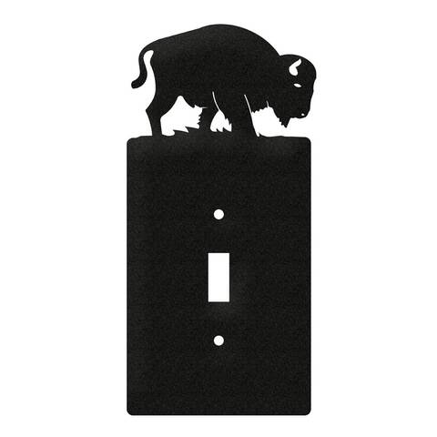 Bison / Buffalo Single Toggle Switch Plate Cover
