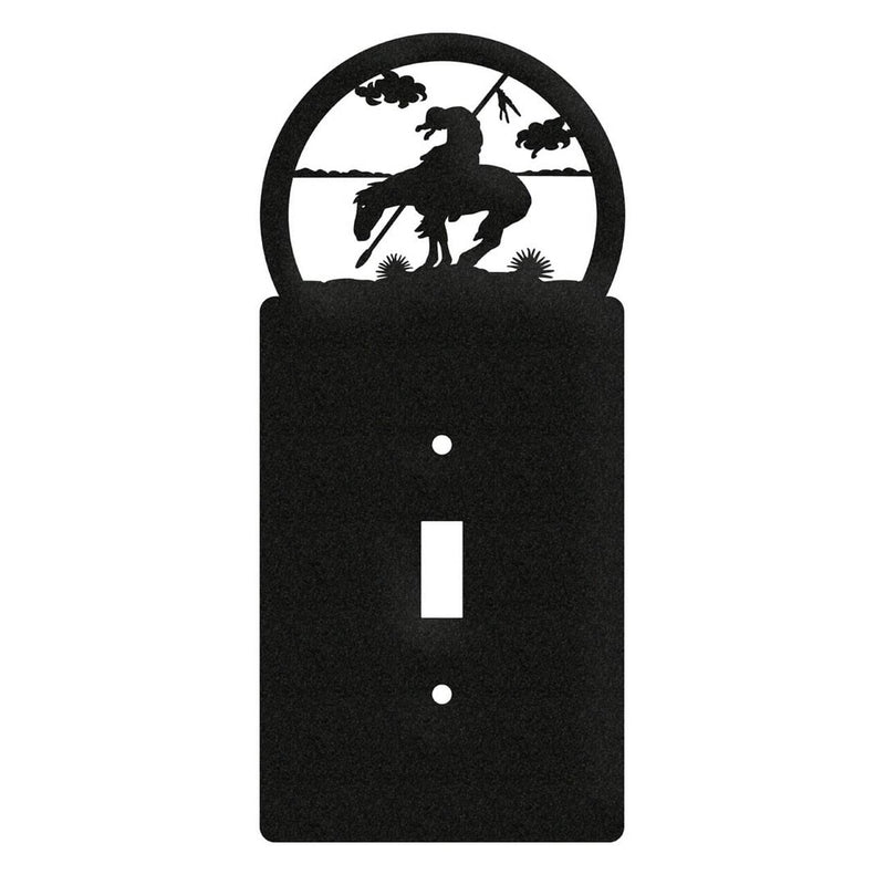 End of Trail Single Toggle Switch Plate Cover