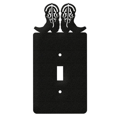 Cowboy Boot Single Toggle Switch Plate Cover