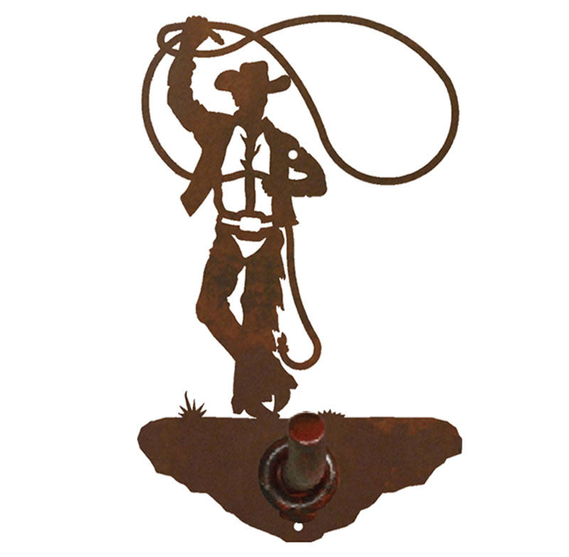 Roping Cowboy Design Robe Hook – Inspired by the Outdoors