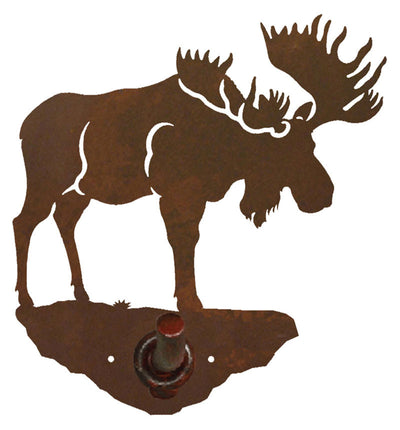 Bull Moose Design Robe Hook