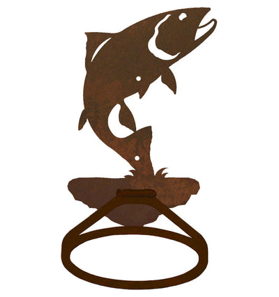 Trout Design Towel Ring