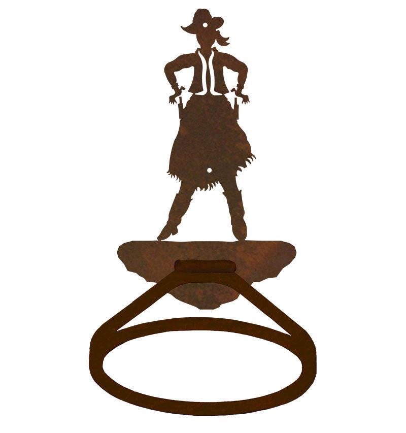 Cowgirl Design Towel Ring