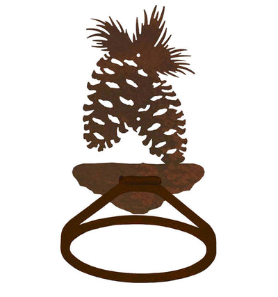 Pine Cone Tree Towel Ring