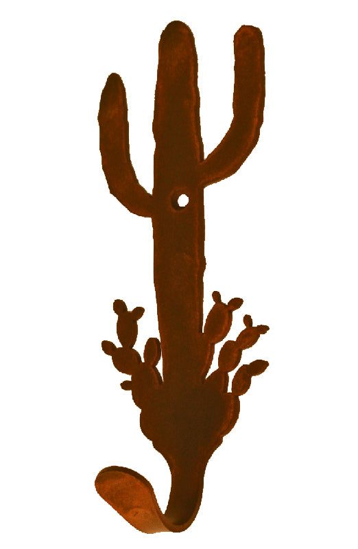 Desert Cactus Single Metal Wall Hook