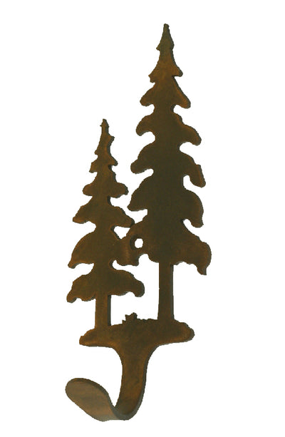 Pine Tree Single Metal Wall Hook