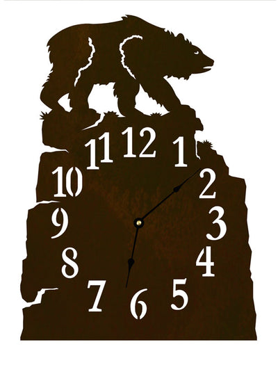 Brown Bear Table Clock