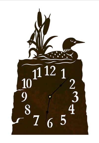 Loon Table Clock