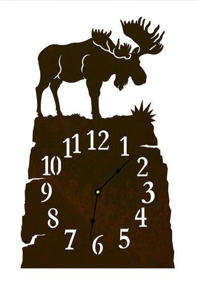 Moose Table Clock