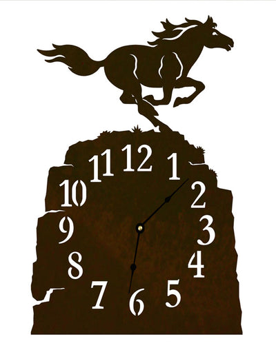 Horse Table Clock