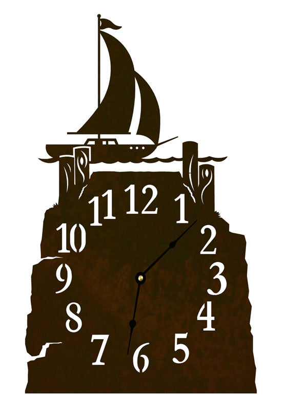 Sail Boat Table Clock