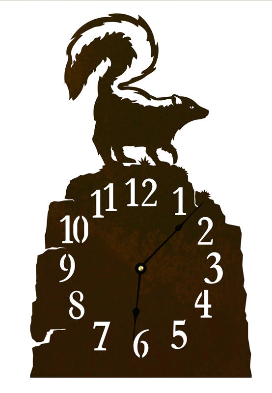 Skunk Table Clock