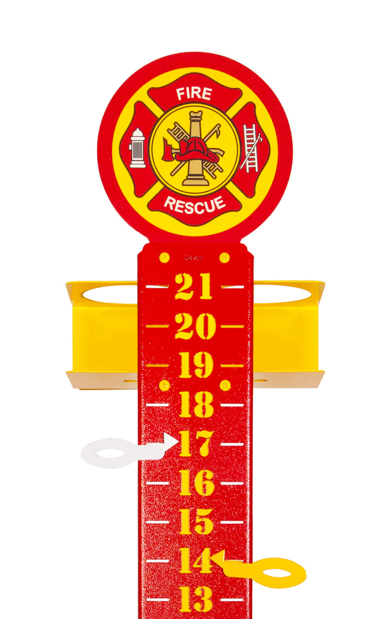 Fire Rescue Metal Lawn Scoreboard