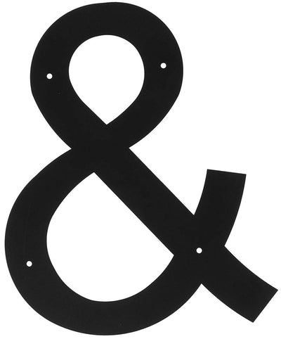Wrought Iron Metal House Letter Ampersand