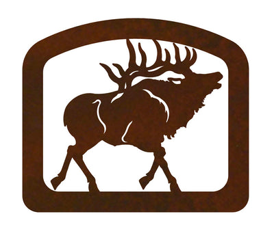 Bull Elk Metal Napkin Holder