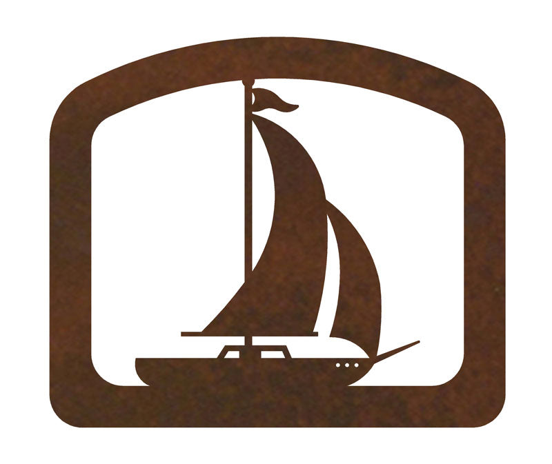 Sail Boat Metal Napkin Holder