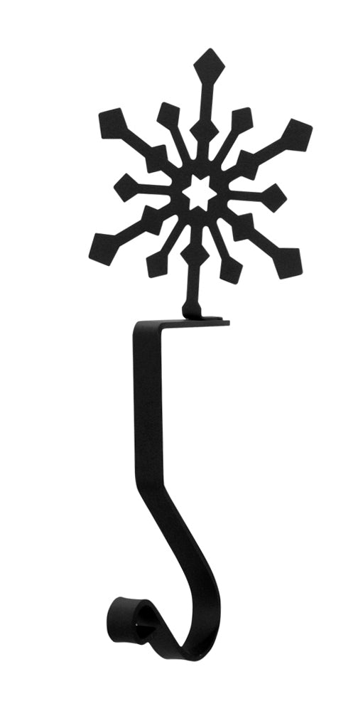 Snowflake Design Mantel Hook - Stocking Holder