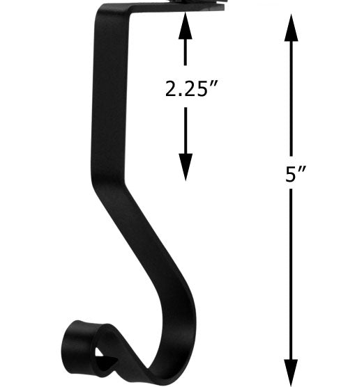 Moose Design Mantel Hook - Stocking Holder
