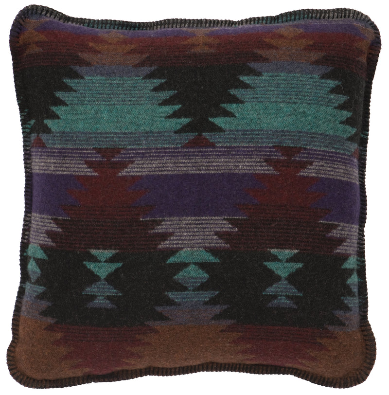 Painted Desert Wool Blend Throw Pillow