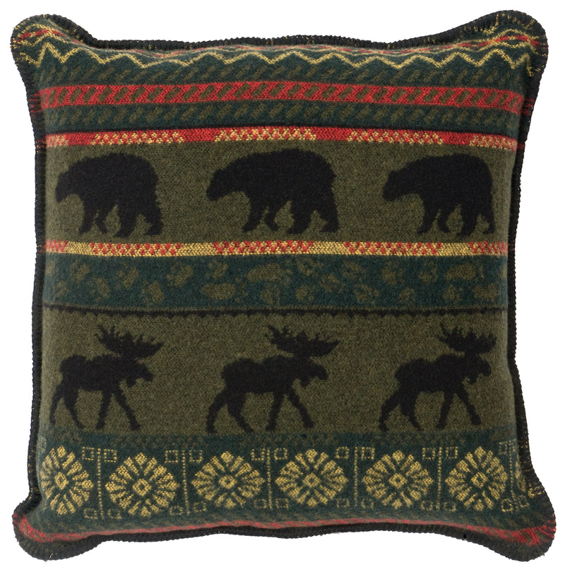 McWoods I Wool Blend Throw Pillow