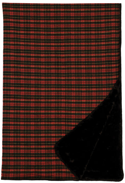Wooded River Plaid Throw Blanket