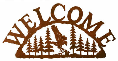 Eagle in the Pines Welcome Sign
