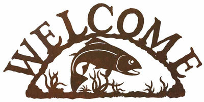 Trout Welcome Sign