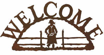 Cowgirl Welcome Sign